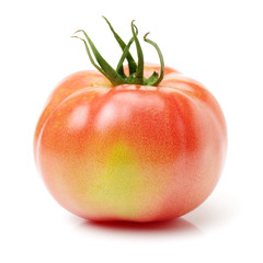 fresh tomato isolated on white background