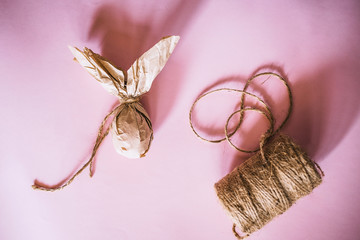 Easter egg in craft paper Easter bunny paper