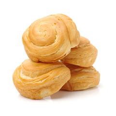 Bread on a white background