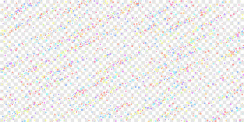 Festive confetti. Celebration stars. Colorful star
