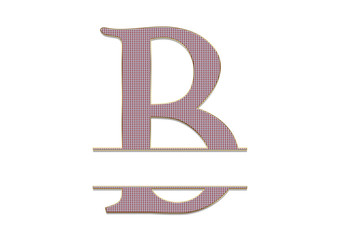 Monogram, Buchstabe