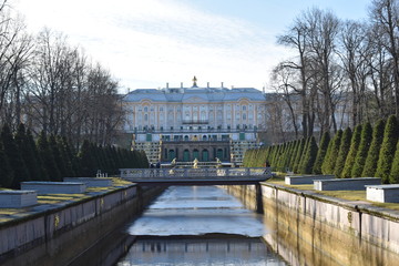 bridge over the river, the historic Palace