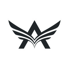 A Letter Logo Lettermark Monogram - Typeface Type Emblem Character Trademark