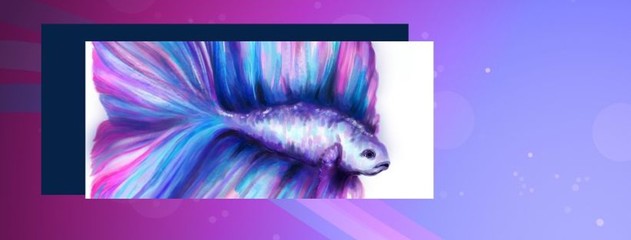 Design Karten Kampffisch