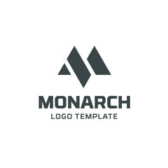 M Letter Logo Lettermark Monogram - Typeface Type Emblem Character Trademark