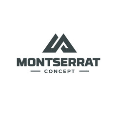 Fototapeta premium M Letter Logo Lettermark Monogram - Typeface Type Emblem Character Trademark