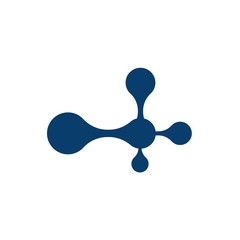 Fototapeta premium Molecule logo template vector icon