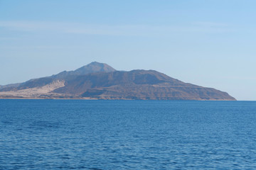 Fototapeta premium Red Sea and Tiran island, Saudi Arabia