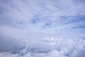 blue sky with clouds