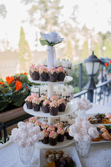 candy bar in a restaurant