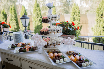 candy bar in a restaurant