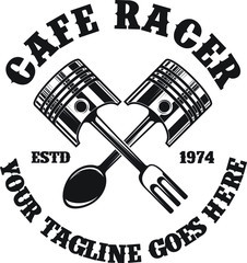 Cafe Racer Motorcycle Logo