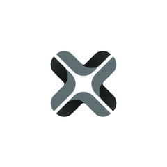 X Letter Logo Lettermark Monogram - Typeface Type Emblem Character Trademark