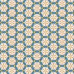 Colorful seamless repeating tile pattern for modern interiors design, wallpaper, textile industry