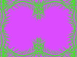Fototapeta na wymiar abstract floral frame on purple background