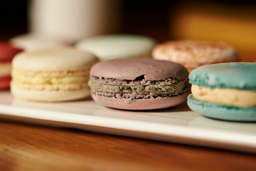 macaroon on a plate