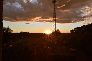 atardecer