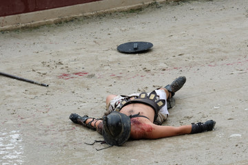 Le gladiateur mort