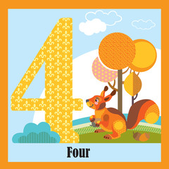 Flat animal numbers 4