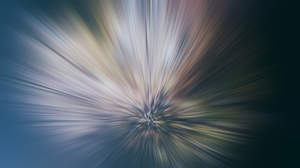 Abstract radial blurred background, dark multicolored.