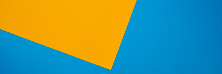 Abstract yellow and blue background.