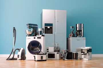3d render of home appliances collection set - 329321873