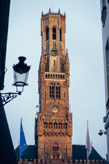 Scenic tower in Bruges