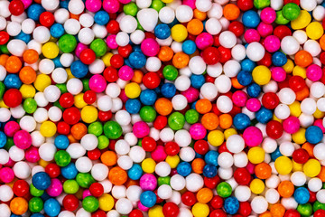 Fototapeta na wymiar colorful sugar beads