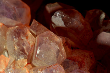 Amethyst is a beautiful colored gemstone. naturally