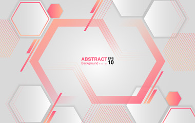 abstract background with hexagons. futuristic background concept. Vector EPS 10