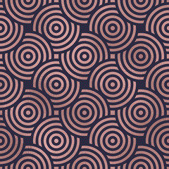 Navy and Rose Gold Wallpaper