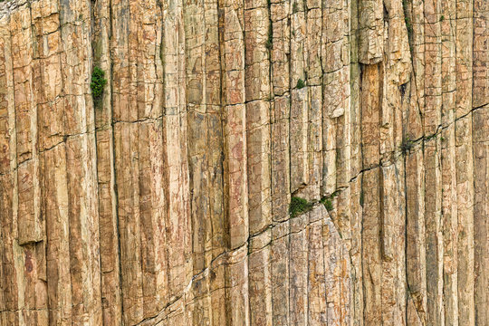 volcanic rock columns