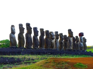 South America, Chile, Archipelago Polynesia, Easter Island