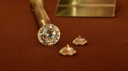 Selected diamonds In the tong