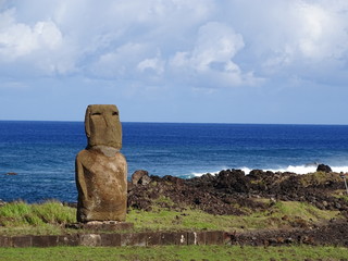 South America, Chile, Archipelago Polynesia, Easter Island