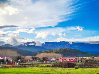 village in the mountains