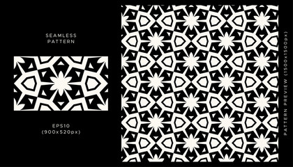 Vector Seamless Pattern, Geometric Seamless Pattern, Pattern Background, Abstract Seamless Pattern Background.