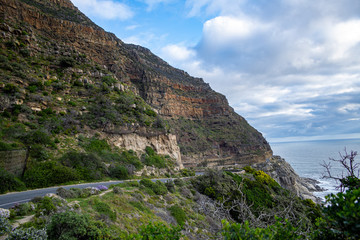 Fototapeta na wymiar Chapmans Peak in Cape Town, South Africa