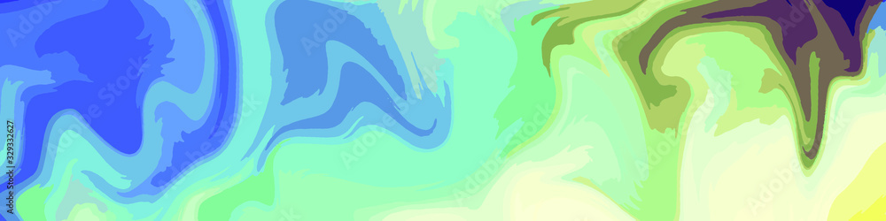 Poster abstract color flow gradient background. liquid marble art texture. flow inks in water style