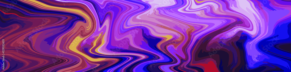 Poster abstract color flow gradient background. liquid marble art texture. flow inks in water style