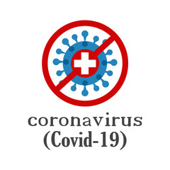 Coronavirus Covid-19. Symbol coronovirus