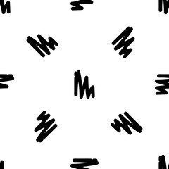 Obraz premium Creative abstract hand drawn seamless illustration.