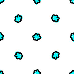 Obraz premium Creative abstract hand drawn seamless illustration.