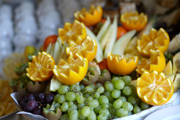 Jedzenie bufet szwedzki stół