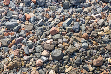 Background Coloured Stones of Egypt Beach