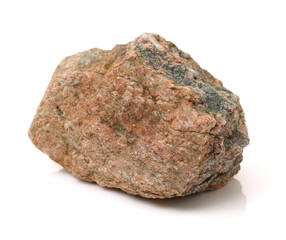 Obraz premium Rocks on a white background
