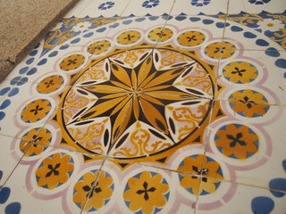 Typical facade with azulejos, Porto, Portugal