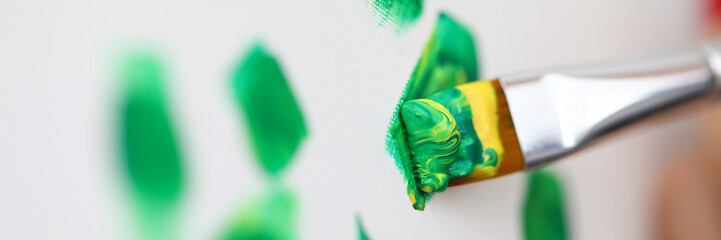 Oil paint texture palette