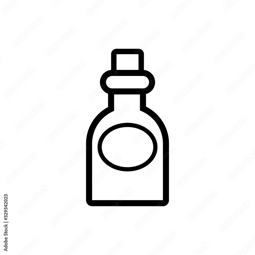 Canvas Prints bottle with spa product line style