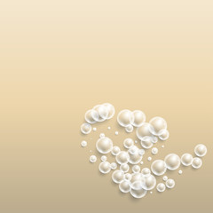 Background with transparent bubbles